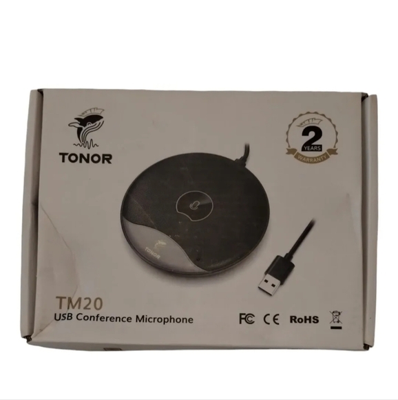 TONOR TM20 Conference‎ Microphone 360° PC condenser Mic Mute Meeting Class Chat - Picture 1 of 6